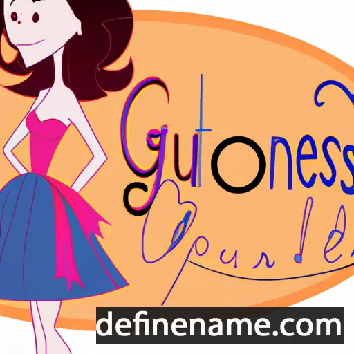 cartoon of the name Gorgeous