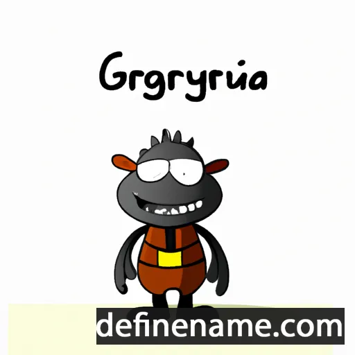 cartoon of the name Gorgyra