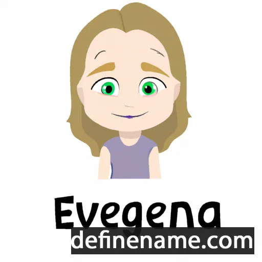 Evgenia cartoon