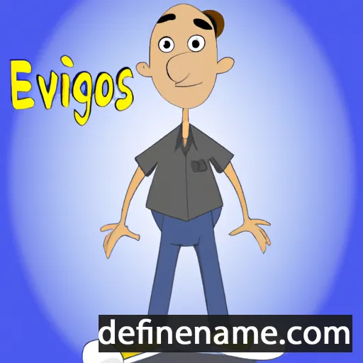 cartoon of the name Evgenios