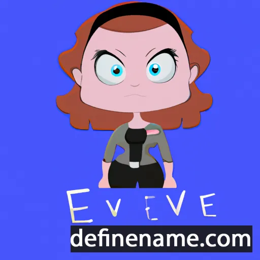 Evie cartoon