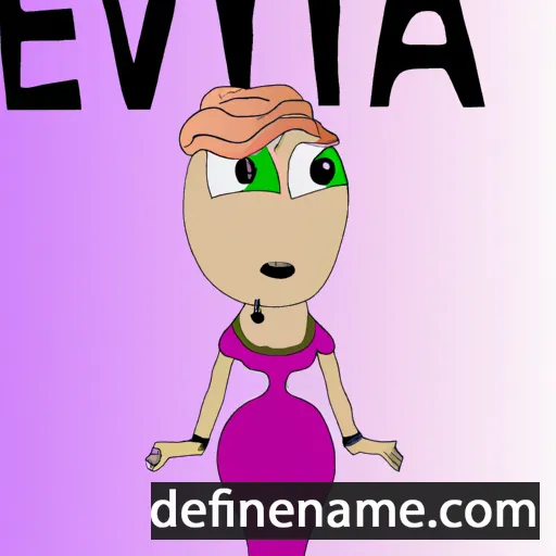 Evita cartoon