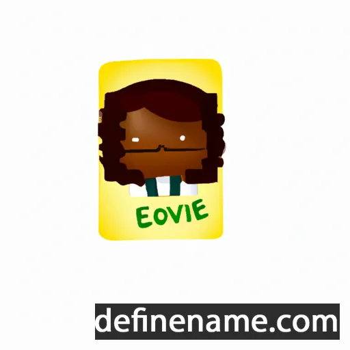 cartoon of the name Evonne