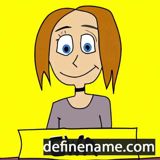 cartoon of the name Ewa