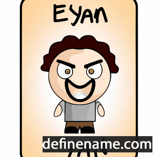 cartoon of the name Eytan