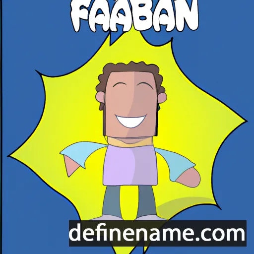 cartoon of the name Fábián