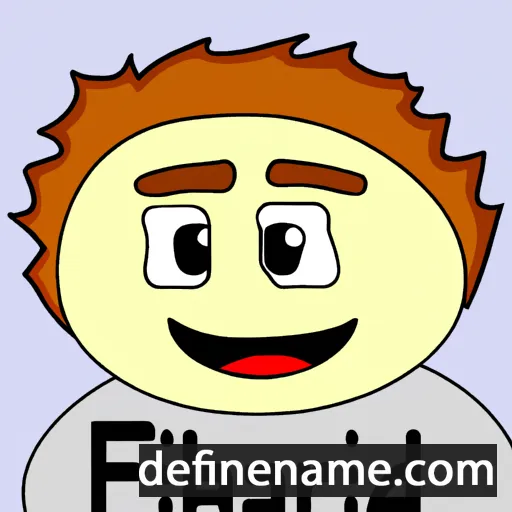 cartoon of the name Fərhad