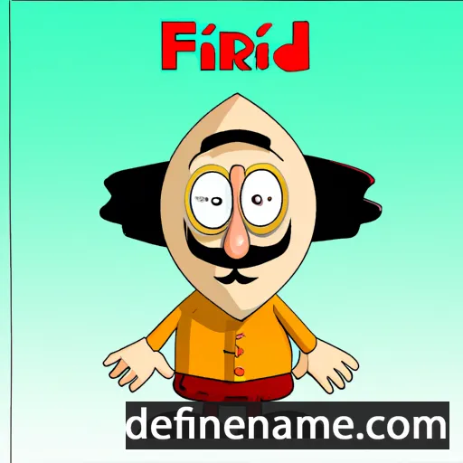 Fəridə cartoon