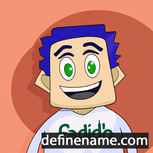 cartoon of the name Fahd