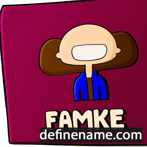 cartoon of the name Famke