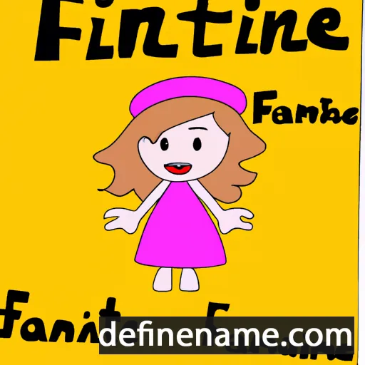 cartoon of the name Fantine