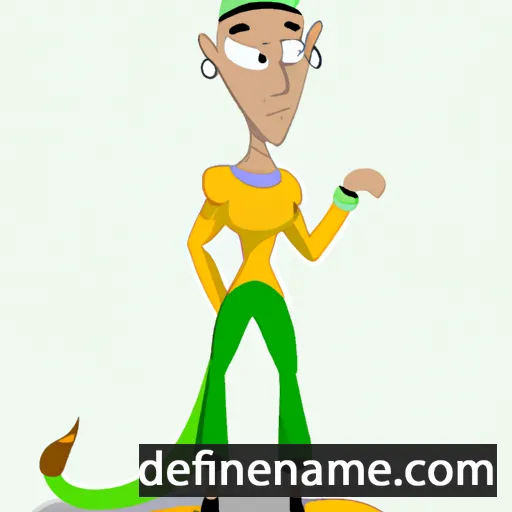 cartoon of the name Farzona