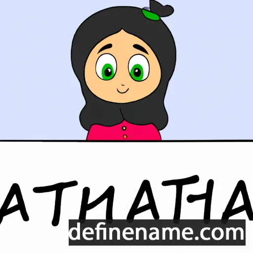 cartoon of the name Fathima