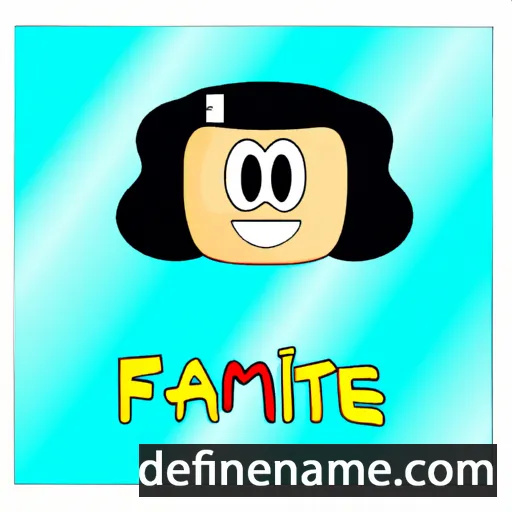 cartoon of the name Fatime