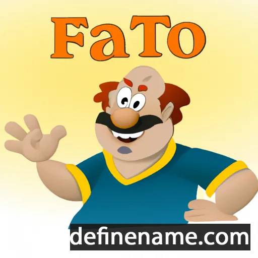 cartoon of the name Fatoş