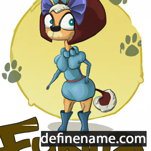 cartoon of the name Fauna