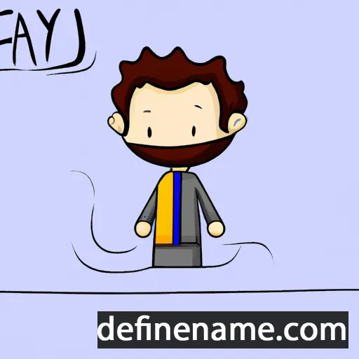 cartoon of the name Fayruz