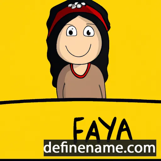 Fayza cartoon