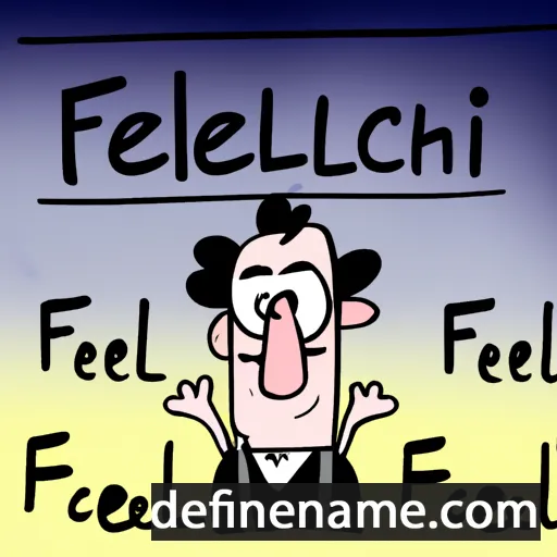 cartoon of the name Félicien