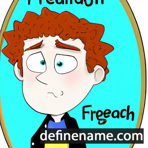 cartoon of the name Fearghas