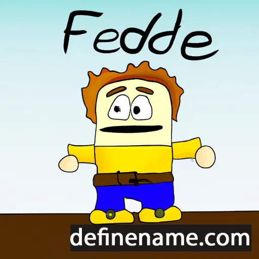 cartoon of the name Fedde