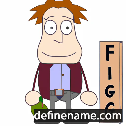 cartoon of the name Feige