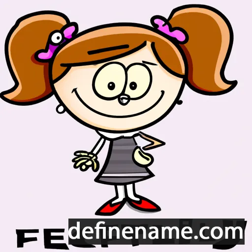 cartoon of the name Felicity