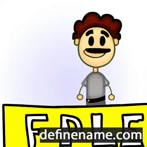 cartoon of the name Felipe