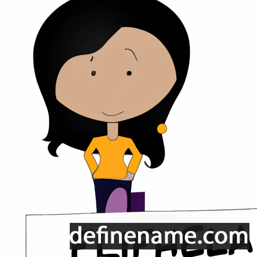 cartoon of the name Felisha