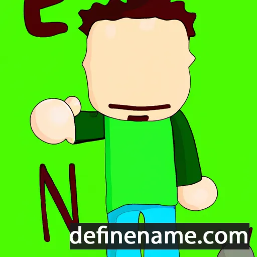 cartoon of the name Fen