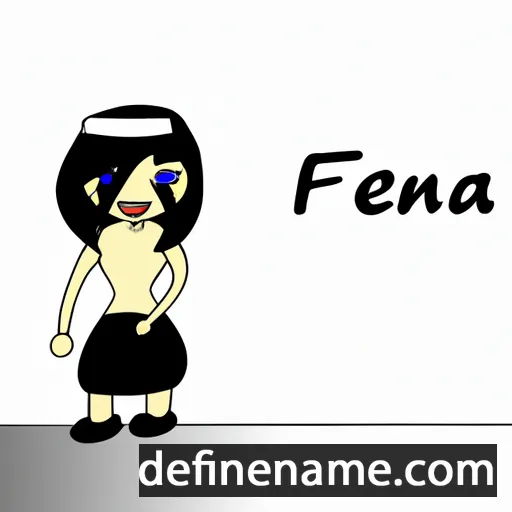 Fenna cartoon