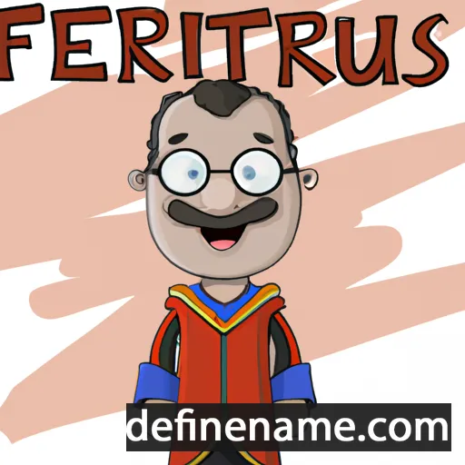 cartoon of the name Ferrutius