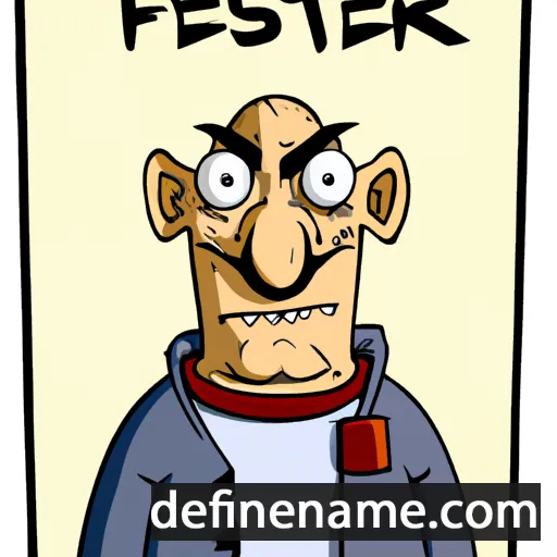 Fester cartoon