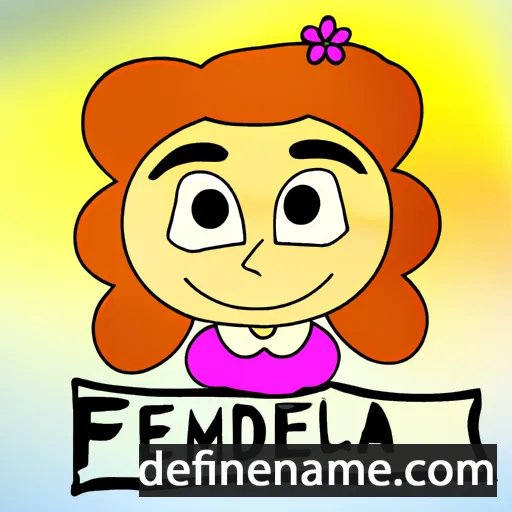 cartoon of the name Fidelma