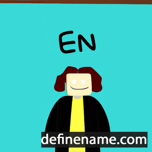 cartoon of the name Fien