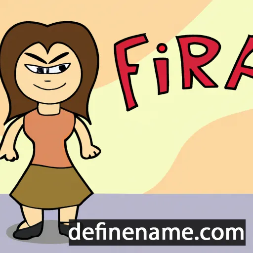 cartoon of the name Fiera