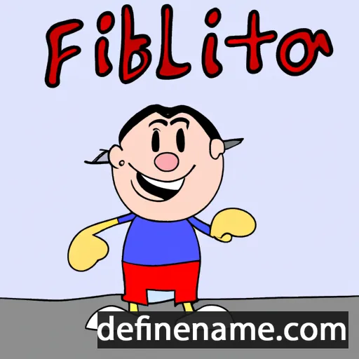 cartoon of the name Filiberto