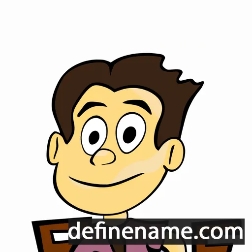 cartoon of the name Filipe