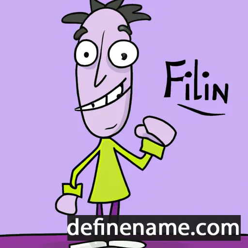 cartoon of the name Fillin