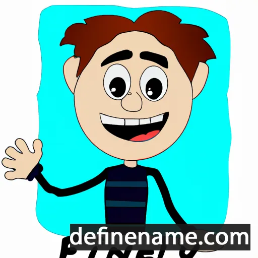 cartoon of the name Finnley