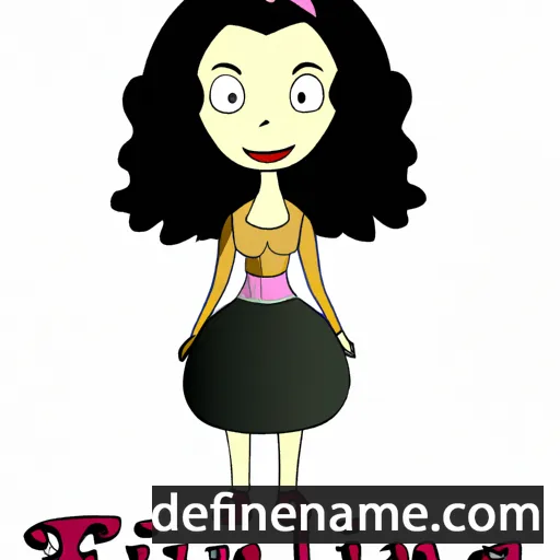 cartoon of the name Finnuala