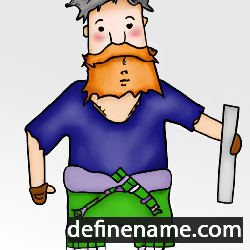 cartoon of the name Finnur