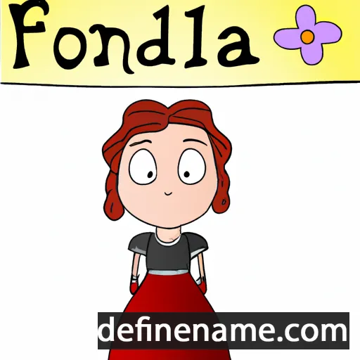 cartoon of the name Finola