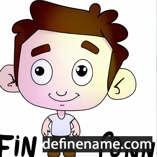 cartoon of the name Fionn