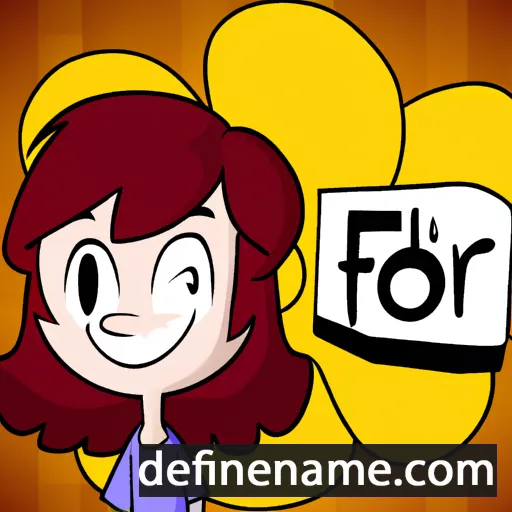 cartoon of the name Fiore