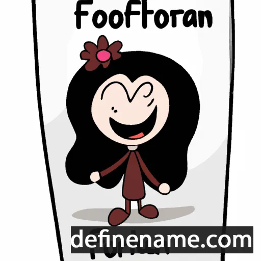 cartoon of the name Firouzeh