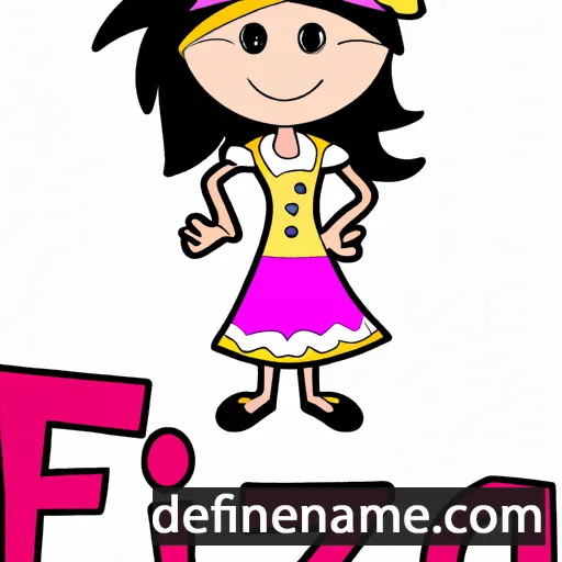 cartoon of the name Fizza