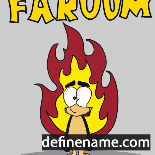 Flamur cartoon