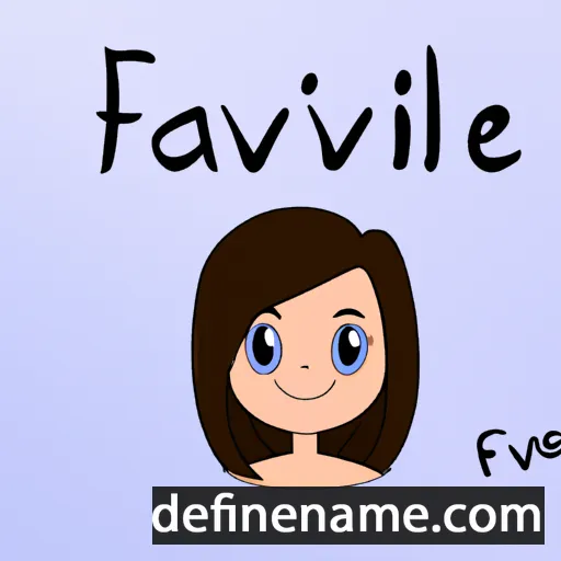 Flavie cartoon