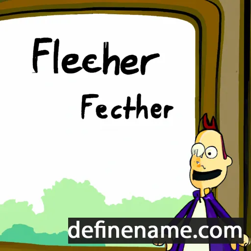 cartoon of the name Fletcher